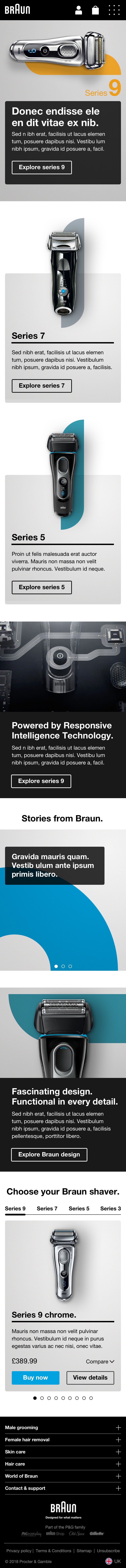 Braun website